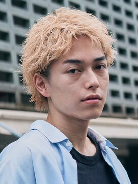 フィフス(fifth) メンズショート短髪ブリーチカラースパイキーショートfifth原宿