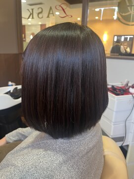 エルアスク 大人可愛いヘルシーロングスタイル30代40代50代ボブ