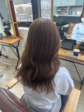 ベル(belle) ブリーチなしダブルカラー！縮毛矯正履歴あり