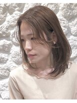 モアナ バイ ヘッドライト 沖縄南風原店(Moana by HEADLIGHT)&nbsp;Moana【南風原】#ベージュブラウン#レイヤーカット#小顔ヘア