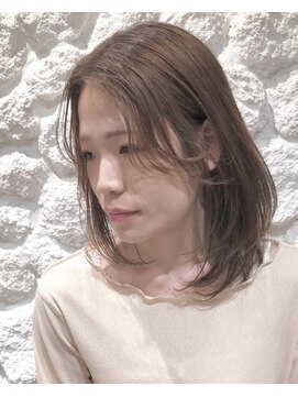 モアナ バイ ヘッドライト 沖縄南風原店(Moana by HEADLIGHT) Moana【南風原】#ベージュブラウン#レイヤーカット#小顔ヘア