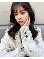 サンプラス(san+) 【マユコ】小顔くびれミディアム韓国レイヤーカット大人かわいい
