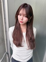 シックス バイ インク 渋谷(SIX by INK.)&nbsp;ダークブルー/デジタルパーマ/ワンホンレイヤー[渋谷]