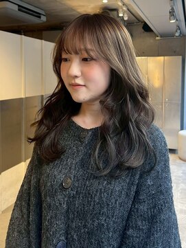 ガリカ 蔵前(Gallica) <ゲスト>ゆるっと上品、明るめベージュ x 韓国風ロングレイヤー