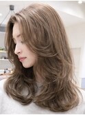 ブリーチハイライト髪質改善ダブルカラーレイヤーカット