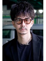 ドーバー 中野(Dover) ラフなセットを再現できる。ニュアンススパイラルパーマ。