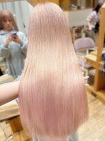 バイオレット 表参道店(Violet) 王道コーラルピンクベージュブリーチ
