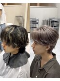複雑履歴からのミルクティーグレージュ！！[戸塚駅/ブリーチ]