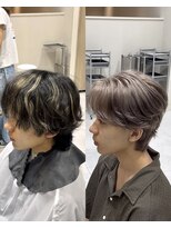 アッドバイケンジ(Add.. by KENJE)&nbsp;複雑履歴からのミルクティーグレージュ！！[戸塚駅/ブリーチ]