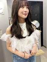 アトレ 福岡大名店(attrait)&nbsp;グレージュロング×大人っぽいツヤ感カラー