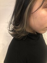 エム(EM) 【岡元お客様スナップ】インナーカラー◎ハイトーンベージュ