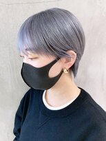 アイティー バイ アルバム 中野店(IT by ALBUM) ターコイズブルー_マロンベージュAラインボブ_ba319071