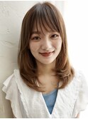 【eL 横浜】顔まわりレイヤー 小顔カット セミディ (大島)