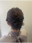 編み編みアップアレンジ