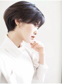 【大人hairはフォルムが大事】ナチュラル抜け感ショート30代40代