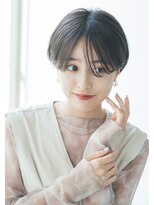 ガーデン タチカワ(garden tachikawa)&nbsp;暗髪×束感ショート×小顔立体カット