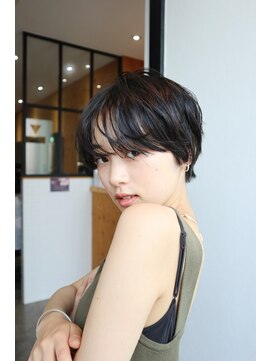 セシルヘアー 広島本通店(Cecil hair) ナチュラルショート_くびれヘア_髪質改善