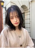 【ARTE表参道/青山】顔まわりレイヤーセミロング×透明感カラー