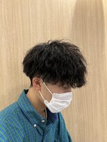 アース コアフュールボーテ 長野稲田店(EARTH coiffure beaute) ツイストスパイラルパーマフェードダブルカラー