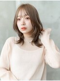 レイヤーカット/透明感カラー/髪質改善