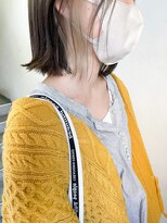 キャンバス バイ ネオリーブ 横浜西口(Canvas by neo.)&nbsp;切りっぱなしボブ　外ハネボブ　インナーカラー
