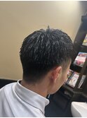 ツーブロック刈り上げショート