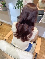 ブランチヘアー(branch hair) 韓国レイヤー×艶髪チェリーレッド