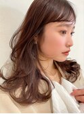 レイヤーカット/ミディアムレイヤー /ベージュブラウン