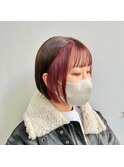 インナーカラーフェイスフレーミング暖色/HONOKA