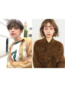 髪質やクセを見極めながら、トレンドを取り入れたパーマヘアに◎理想のスタイルを実現します。