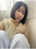 【大宅種乃】ぱつっとボブヘア