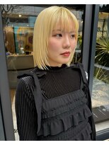 コレットヘアー ザモリオカ(Colette HAIR the MORIOKA)&nbsp;ブロンド×レイヤーボブ