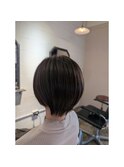 白髪ぼかしハイライトカラー ショート