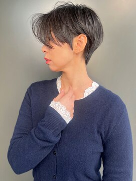 ラウンジ モリオ イケブクロ(Lounge MORIO Ikebukuro) 【morio】黒髪　ショートヘア♪