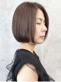 <大人ボブ耳かけボブコンパクトボブミニボブ前髪なし30代40代2