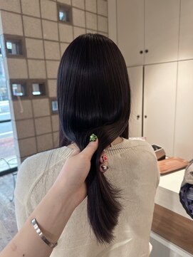クリアー オブ ヘアー 藤が丘店(clear OF HAIR) 深めラベンダーカラー