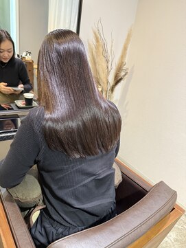 ワ ヘアー(wa-hair) ネオメテオストレート丸亀　髪質改善　ワンカールレイヤーカット