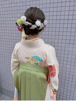 卒業式ヘアアレンジ