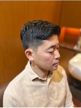 ヘアモード キクチ 銀座店 銀座　理容室　ナチュラル刈り上げスタイル