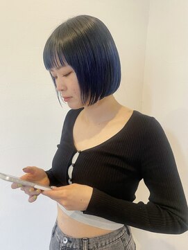 ポイントファイブバイソレイユ 豊橋駅前大通店(.5 by SOLEIL) ブルーボブ