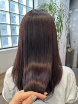 ツヤ髪/ラベンダーグレージュ/髪質改善トリートメント