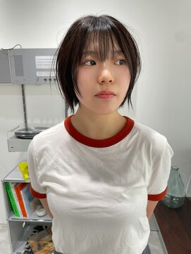 イル 天神大名店(ill) レイヤーショート/ブラウンカラー