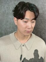 アウル 心斎橋(owl)&nbsp;センターパート/フェザーパーマ/フェザーショート/メンズパーマ