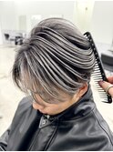 【朝日大夢】ホワイトバレイヤージュ/ハイトーン