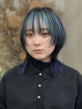 クペウヘイヴン(cope'u HAVEN) 原宿/ウルフカット レイヤー デザインカラー ルーツカラー