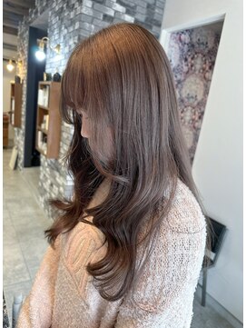 プリームヘアーホワイト(Pleame hair WHITE) オリーブベージュ