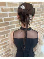 セットアップ 倉敷美和店(SET-UP)&nbsp;リボンアレンジ/結婚式お呼ばれヘアセット大人ガーリー