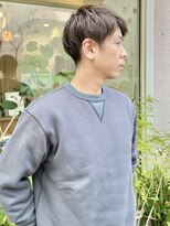 モク 神戸元町店(MOK)&nbsp;【ツーブロックマッシュ×クールオリーブカラー】シルエット◎