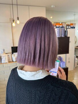 シード 成増 下赤塚店(ced.) ブリーチダブルカラーラベンダーパール髪質改善下赤塚