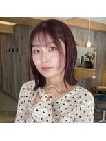 ドルセ(Dulce) くびれボブ+ピンクブラウン